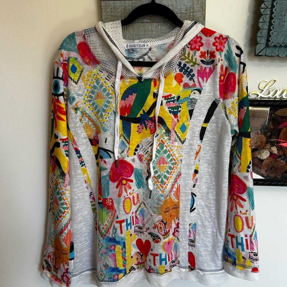 Colorful Graphic Hoodie